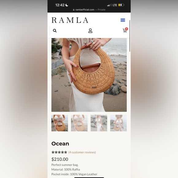 $210 Ocean Summer Bag - Picture 3 of 10